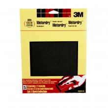 3M 7010340941 - 3M™ Wetordry™ Sanding Sheets 9086DC-NA, 9 in x 11 in, 320 grit, 5/Pack