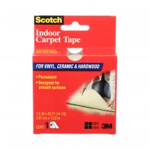 3M 7010410465 - Scotch® Double-Sided Carpet Tape, CT2010, clear, 1.5 in x 42 ft (38.1 mm x 12.8 m)