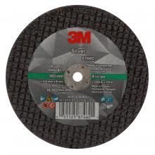 3M 7100139212 - 3M™ Silver Cut-Off Wheel, 87460, T1, black, 4 in x 0.04 in x 1/4"-28 (10.16 cm x 1.02 mm)