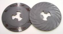 3M 7000120515 - 3M™ Disc Pad Face Plate Ribbed, 80516, grey, 7 in (177.8 mm), medium