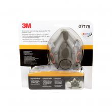 3M 7010339796 - 3M™ Dual Cartridge Respirator Packout 07179, Organic Vapor/P95, Large