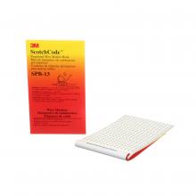 3M 7000132486 - 3M™ ScotchCode™ Pre-Printed Wire Marker Book, SPB-13, "+" & "-" symbols