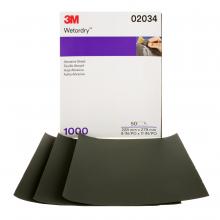 3M 7100003726 - 3M™ Wetordry™ Abrasive Sheet, 401Q, 02034, 1000, 9 in x 11 in (22.86 cm x 27.94)