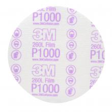 3M 7000000568 - 3M™ Hookit™ Finishing Film Disc, 260L, 00969, P1000, 6 in (15.24 cm)