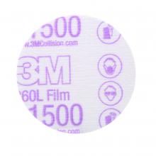 3M 7000000560 - 3M™ Hookit™ Finishing Film Disc, 260L, 00907, P1500, 3 in (7.6 cm)