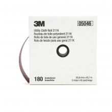 3M 7000118342 - 3M™ Utility Cloth Roll, 211K, grade 180, 2 in x 150 ft (50.8 mm x 45.72 m)