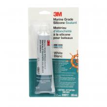 3M 7000142629 - 3M™ Marine Grade Silicone Sealant, PN08017, white, 3 fl oz (88.72 mL)