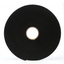 3M 7000047499 - 3M™ Vinyl Foam Tape, 4504, black, 1.0 in x 18.0 yd (2.5 cm x 16.5 m)