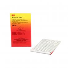 3M 7000132484 - 3M™ ScotchCode™ Pre-Printed Wire Marker Book, SPB-11, numbers 1 - 30