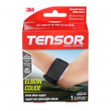 3M 7100245311 - Tensor™ Tennis Elbow Support, Adjustable, Black