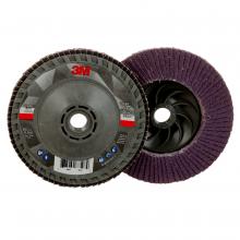 3M 7100243873 - 3M™ Flap Disc 769F AB05939, 80+, Quick Change, Type 29, 4-1/2 in x 5/8 in-11, 10/Case