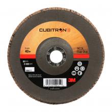 3M 7000148184 - 3M™ Cubitron™ II Flap Disc, 967A, T27, 40+, Y-weight, 7 in x 7/8 in