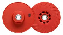 3M 7100258733 - 3M™ Disc Pad Face Plate Ribbed 88656, Extra Hard, Red, 5 in (127 mm), One Piece, 10/Case