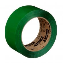 3M 7000123428 - Scotch® Box Sealing Tape 371, Green, 48 mm x 100 m, 36/Case, Bulk