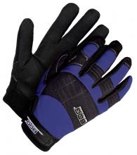 Bob Dale Gloves & Imports Ltd 20-1-10603N-L - Mechanics Glove Synthetic Leather Navy Blue/Black