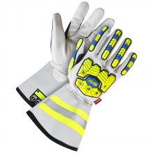 Bob Dale Gloves & Imports Ltd 20-1-10699-L - ArcTek Goatskin 5" Gauntlet Back Hand Protection Lined Kevla