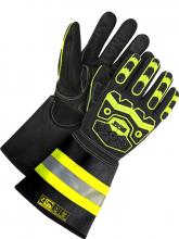 Bob Dale Gloves & Imports Ltd 20-1-10755-L - Oil Repellent Cut Resistant Goatskin 5" Gauntlet w/ Impact