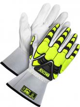 Bob Dale Gloves & Imports Ltd 20-1-1883-L - Goatskin Cut Resistant 3" gauntlet w/ Backhand Protection