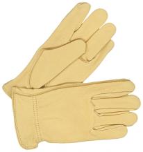 Bob Dale Gloves & Imports Ltd 20-1-365-L - Grain Deerskin Driver Ladies Tan