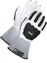 Bob Dale Gloves & Imports Ltd 20-1-5005-L - Pearl Goatskin 5" Gauntlet w/Backhand Protection