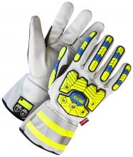 Bob Dale Gloves & Imports Ltd 20-9-10698-L - ArkTec Goatskin Gauntlet Back Protection FR120Thins & Kevlar