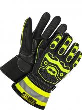 Bob Dale Gloves & Imports Ltd 20-9-10753-L - Oil Repel Cut Resist C100 Lined Goatskin 3" Gauntlet w/ Impa