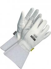 Bob Dale Gloves & Imports Ltd 20-9-1605-L - Grain Pearl Goatskin Gauntlet w/ Kevlar & C100 Thins Lining