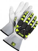 Bob Dale Gloves & Imports Ltd 20-9-1873-L - Goatskin Winter Lined 3" gauntlet w/ Backhand Protection