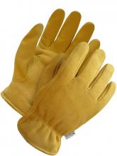 Bob Dale Gloves & Imports Ltd 20-9-327-S - Split Deerskin Driver Lined Thinsulate C100 Gold