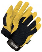 Bob Dale Gloves & Imports Ltd 20-9-818-L - Mechanics Glove Grain Deerskin Lined Thinsulate C40 Tan