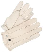 Bob Dale Gloves & Imports Ltd 20-9-981-7-10 - Grain Cowhide Snapback Roper Lined Fleece