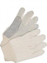 Bob Dale Gloves & Imports Ltd 30-1-LK99 - Leather Palm Cotton Back Knitwrist