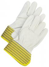 Bob Dale Gloves & Imports Ltd 40-1-2525-L - Full Grain Combo w/2.75" Rubberized Safety Cuff Palm Lined
