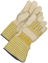 Bob Dale Gloves & Imports Ltd 40-1-2812EY5 - Fitter Glove Grain Cowhide Gauntlet Cuff Patch Palm