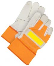 Bob Dale Gloves & Imports Ltd 40-1-287 - Fitter Glove Grain Cowhide Hi-Viz Orange