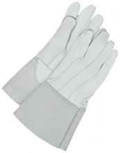 Bob Dale Gloves & Imports Ltd 60-1-1700-L - Welding Glove TIG Grain Sheepskin White Kevlar Sewn - Kevlar® Sewn