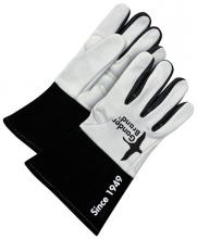 Bob Dale Gloves & Imports Ltd 60-1-1949-L - Welding Glove TIG Grain White Goatskin Kevlar Sewn