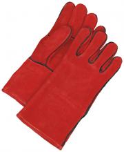 Bob Dale Gloves & Imports Ltd 60-1-2238-L - Welding Glove Split Leather High Heat Rust Red