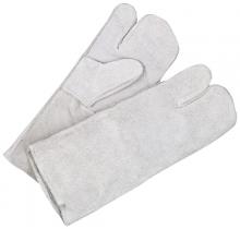 Bob Dale Gloves & Imports Ltd 60-1-7805P - Welding Mitt Split Leather Pearl Grey 1-Finger