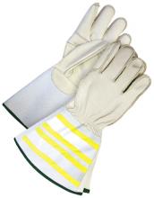 Bob Dale Gloves & Imports Ltd 60-9-1280-L - Water Repellent Cowhide Utility Hi-Viz Lined Thinsulate C100