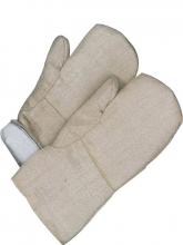 Bob Dale Gloves & Imports Ltd 63-9-740TF - Hi Heat Woven Fiberglass Mitt Melton Lining