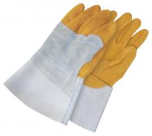 Bob Dale Gloves & Imports Ltd 64-1-1145-10 - Welding Glove TIG Grain Deerskin Back Hand Patch Left Hand