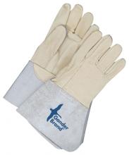 Bob Dale Gloves & Imports Ltd 64-1-1264-10 - Horsehide Grain Leather Utility Glove with Cowhide Gauntlet