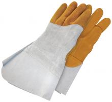 Bob Dale Gloves & Imports Ltd 64-1-1525-10 - Welding Glove TIG Grain Deerskin Back Hand Patch Left Hand