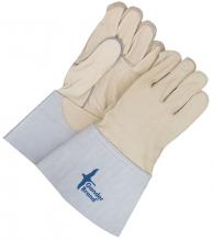 Bob Dale Gloves & Imports Ltd 64-1-350-5-10 - Grain Leather Utility Glove Gauntlet Outseam Sewn