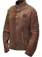 Bob Dale Gloves & Imports Ltd 64-1-650-L - Welding Jacket Split Cowhide H.D. Brown