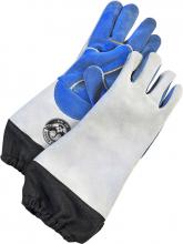 Bob Dale Gloves & Imports Ltd 64-9-666B-KW - Welding Glove Split Leather Lined Fleece w/ CarbonX Knit Wri
