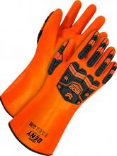 Bob Dale Gloves & Imports Ltd 99-1-504-10 - PVC Coated Cut Resistant w/Gauntlet Cuff & Impact