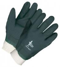 Bob Dale Gloves & Imports Ltd 99-1-904 - Coated PVC Double Dipped Knitwrist Green