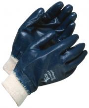Bob Dale Gloves & Imports Ltd 99-1-9402-10 - Coated Nitrile Blue Knitwrist Fully Coated